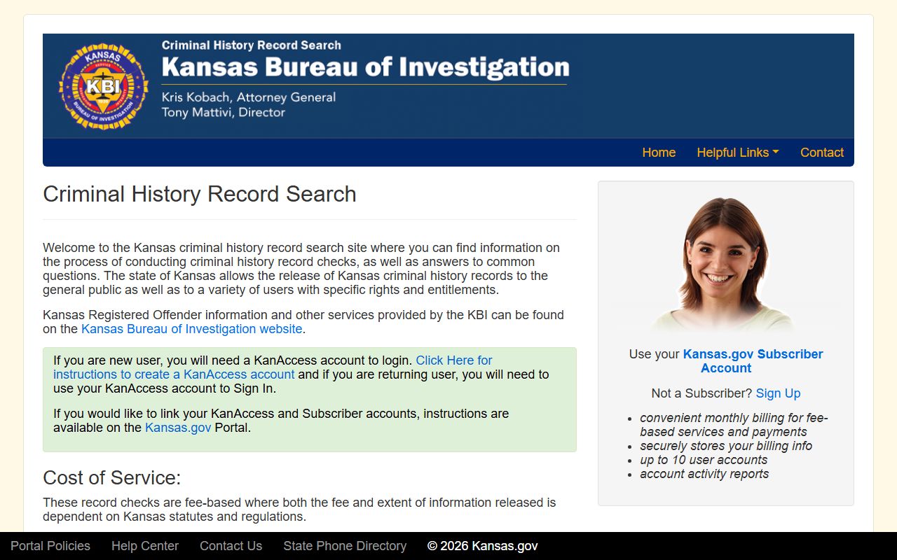 Barber County criminal court records Kansas criminal history search