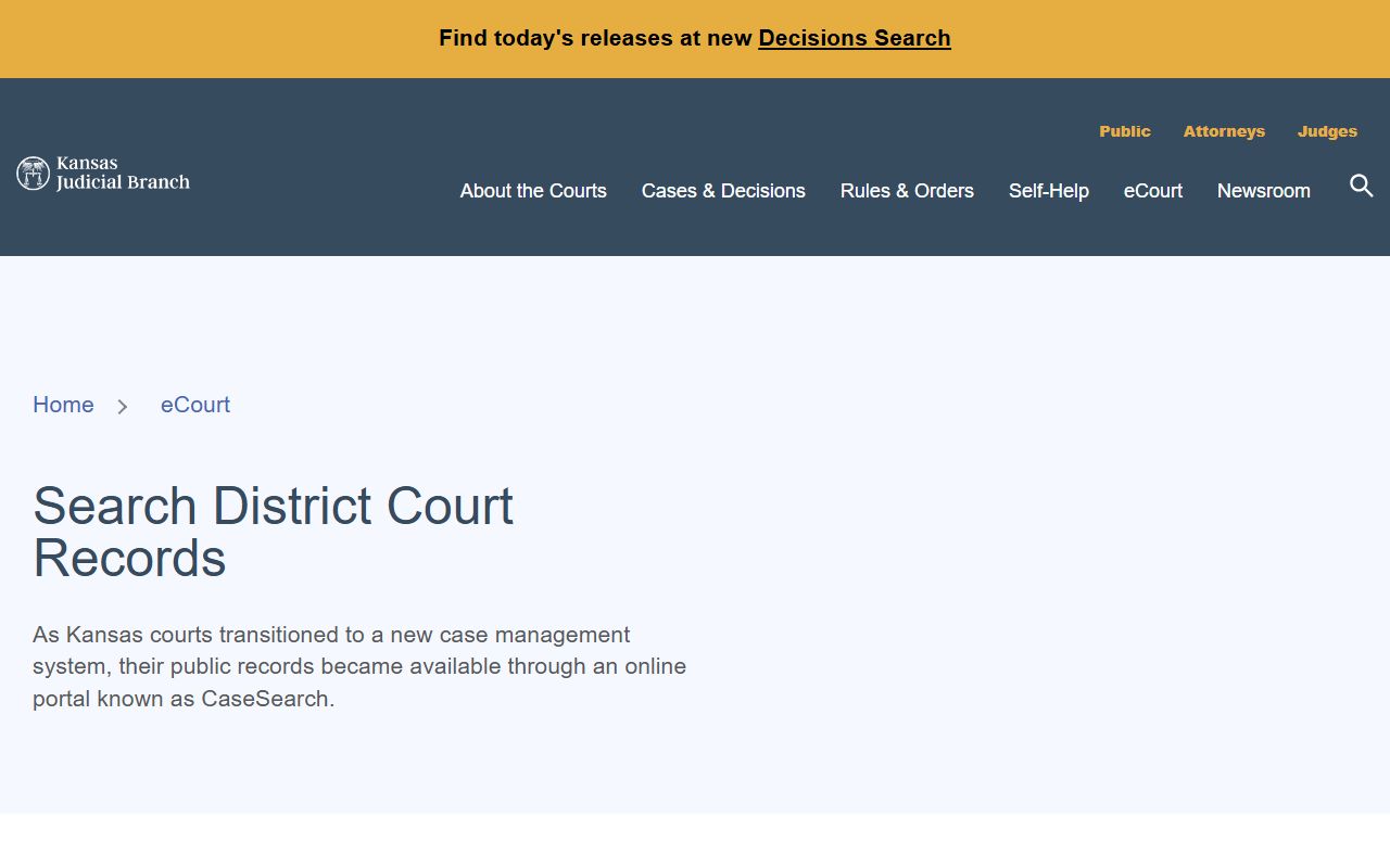 Barber County court records district court records source